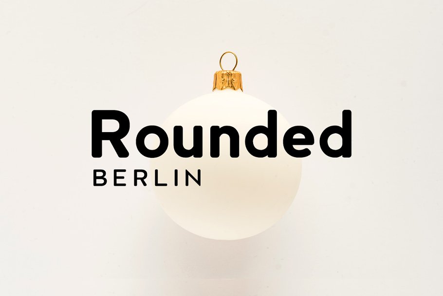 Font Berlin Rounded